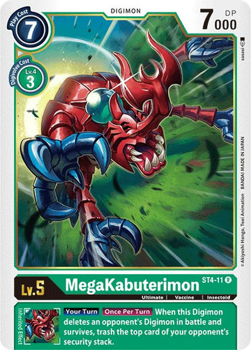 MegaKabuterimon [ST4-11] [Starter Deck 04: Giga Green]