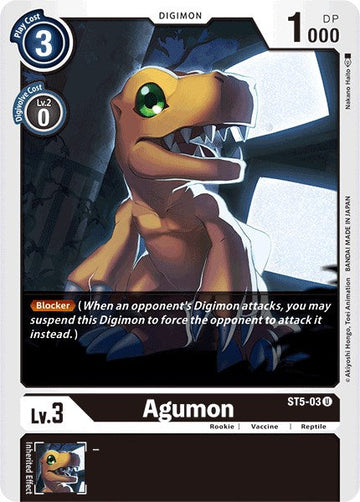 Agumon [ST5-03 U] [ Machine Black]