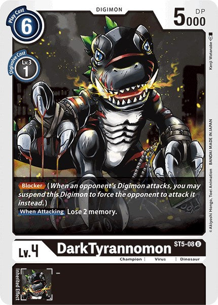 DarkTyrannomon [ST5-08] [Starter Deck 05: Machine Black]