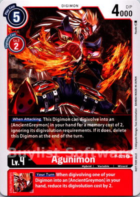 Agunimon [P-029] [Digimon Promotion Cards]