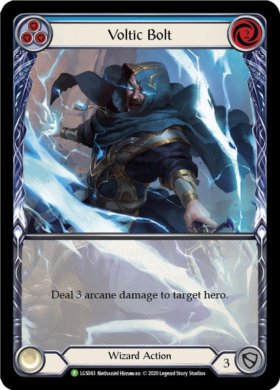Voltic Bolt (Blue) [LGS043] [Flesh and Blood: Promo Cards] Rainbow Foil
