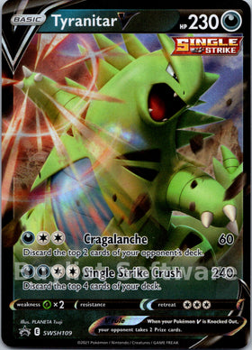 Tyranitar V [SWSH109] [Sword & Shield Promo Cards] Holofoil