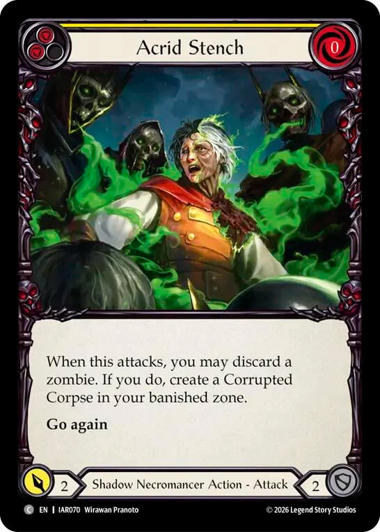 Acrid Stench (Yellow)