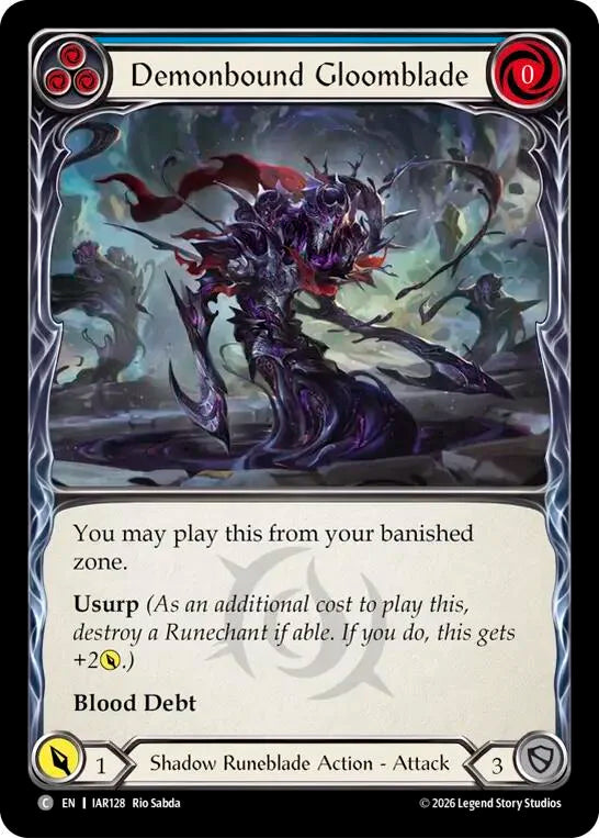 Demonbound Gloomblade (Blue)