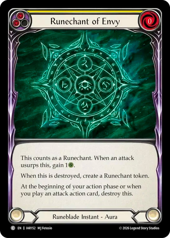 Runechant of Envy (Yellow)
