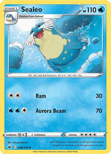 Sealeo [038/198] [Chilling Reign] Reverse Holofoil