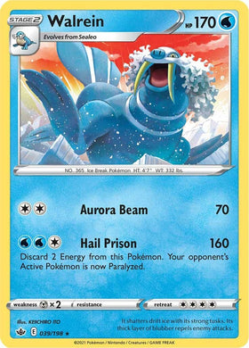 Walrein [039/198] [Chilling Reign]