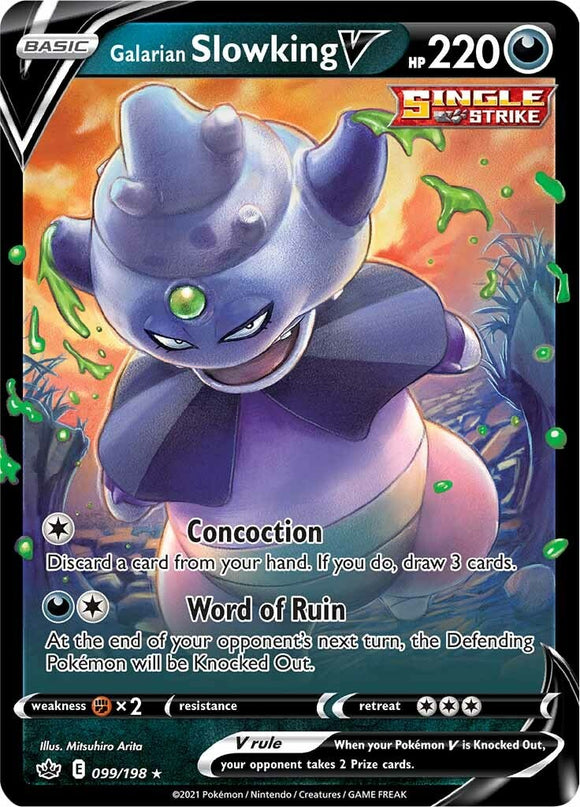 Galarian Slowking V [099/198] [Chilling Reign] Holofoil