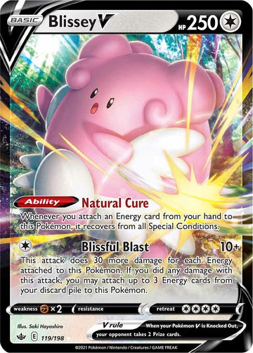 Blissey V [119/198] [Chilling Reign] Holofoil
