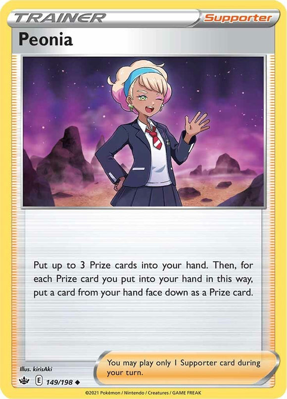 Peonia [149/198] [Chilling Reign] Reverse Holofoil