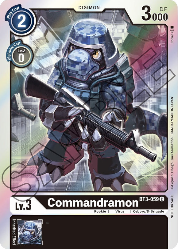 Commandramon (Event Pack 1) [BT3-059] [Release Special Booster 1.0] Foil