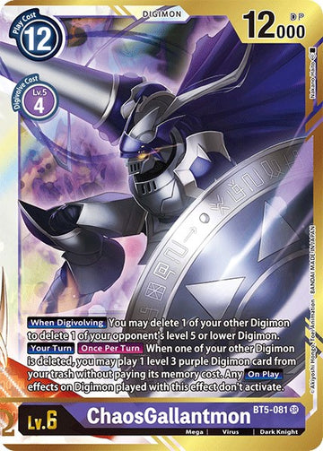 ChaosGallantmon (Alternate Art - Nakano Haito) [BT5-081] [Battle of Omni] Foil