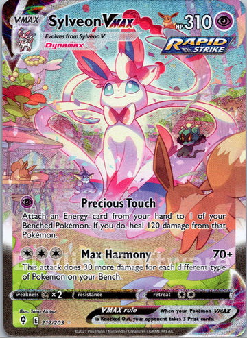 Sylveon VMAX (Alternate Art Secret) [212/203] [Evolving Skies] Holofoil