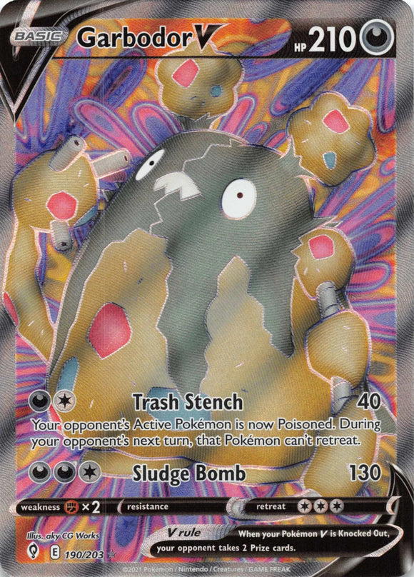Garbodor V [190/203] [Evolving Skies] Holofoil