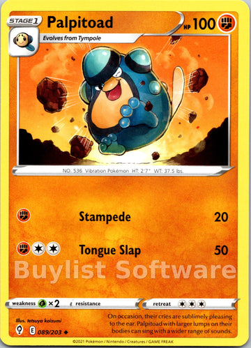 Palpitoad [089/203] [Evolving Skies]