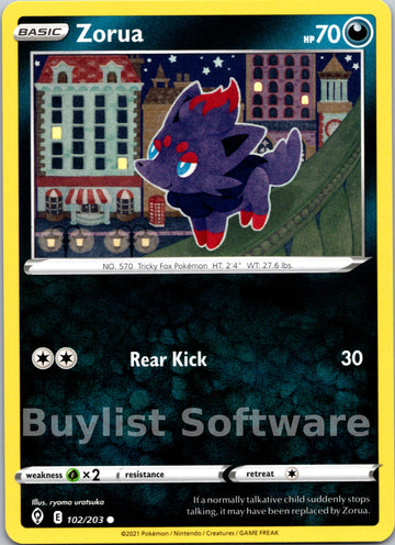 Zorua [102/203] [Evolving Skies]