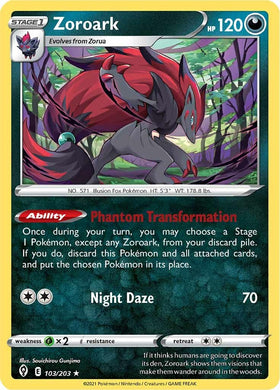 Zoroark [103/203] [Evolving Skies] Holofoil