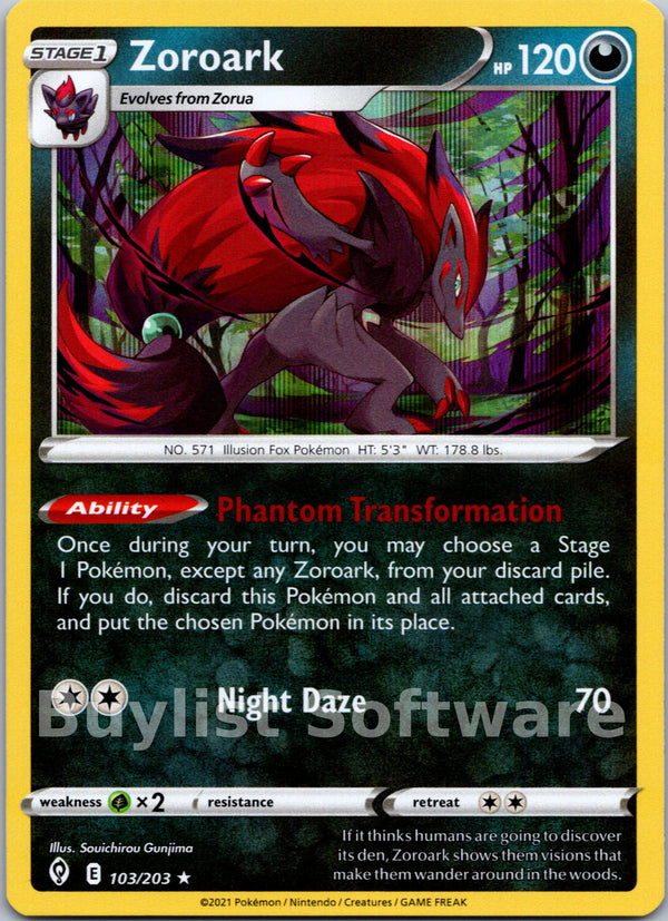 Zoroark [103/203] [Evolving Skies] Holofoil
