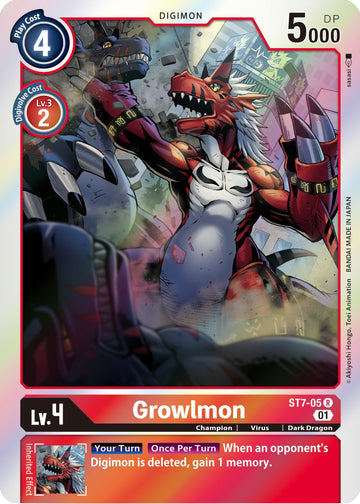 Growlmon [ST7-05] [Starter Deck 07: Gallantmon] Foil