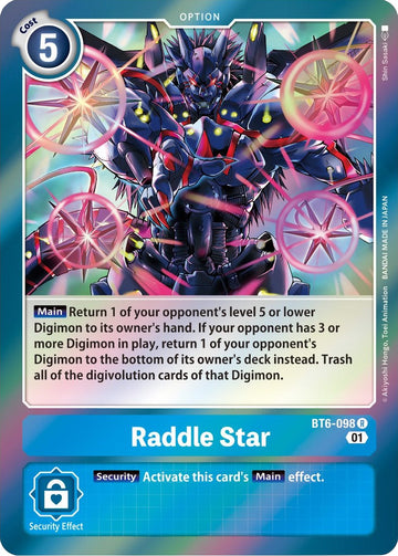 Raddle Star [BT6-098] [Double Diamond] Foil