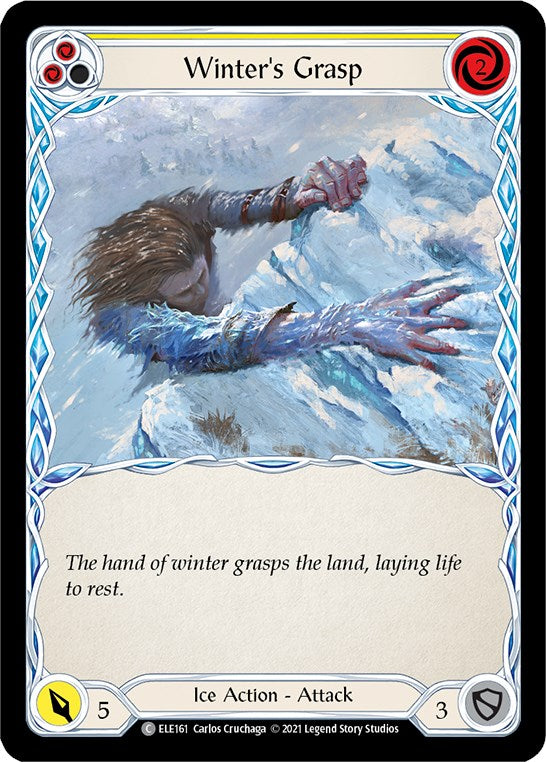 Winter's Grasp (Yellow) [ELE161] [Tales of Aria] Unlimited Edition Normal