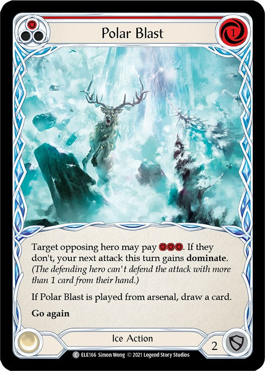 Polar Blast (Red) [ELE166] [Tales of Aria] Unlimited Edition Rainbow Foil