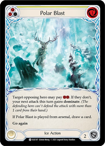 Polar Blast (Yellow) [ELE167] [Tales of Aria] Unlimited Edition Rainbow Foil