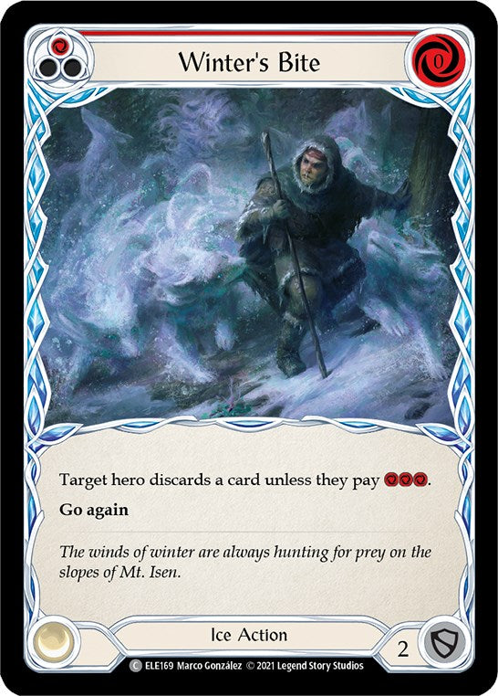 Winter's Bite (Red) [ELE169] [Tales of Aria] 1st Edition Normal