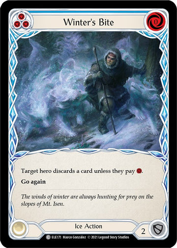 Winter's Bite (Blue) [ELE171] [Tales of Aria] Unlimited Edition Rainbow Foil