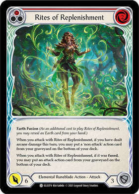 Rites of Replenishment (Red) [ELE079] [Tales of Aria] Unlimited Edition Rainbow Foil