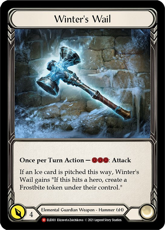 Winter's Wail [ELE003] [Tales of Aria] Unlimited Edition Rainbow Foil