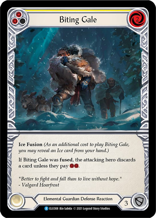 Biting Gale (Yellow) [ELE008] [Tales of Aria] Unlimited Edition Rainbow Foil