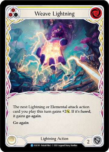 Weave Lightning (Yellow) [ELE181] [Tales of Aria] Unlimited Edition Normal