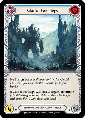 Glacial Footsteps (Blue) [ELE018] [Tales of Aria] Unlimited Edition Rainbow Foil