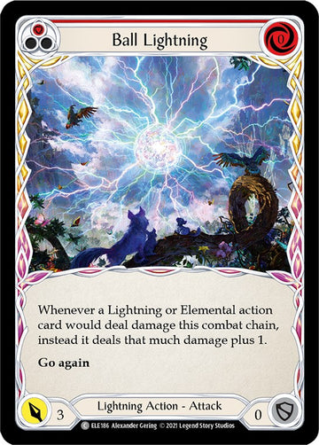 Ball Lightning (Red) [ELE186] [Tales of Aria] Unlimited Edition Rainbow Foil