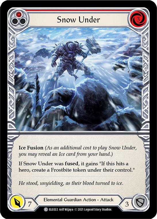 Snow Under (Red) [ELE022] [Tales of Aria] Unlimited Edition Normal