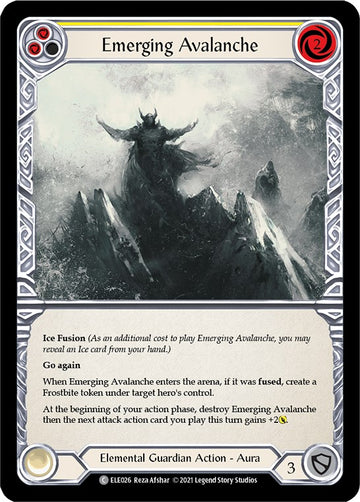 Emerging Avalanche (Yellow) [ELE026] [Tales of Aria] Unlimited Edition Normal