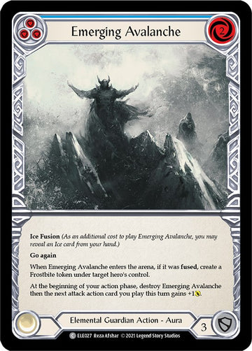 Emerging Avalanche (Blue) [ELE027] [Tales of Aria] Unlimited Edition Normal