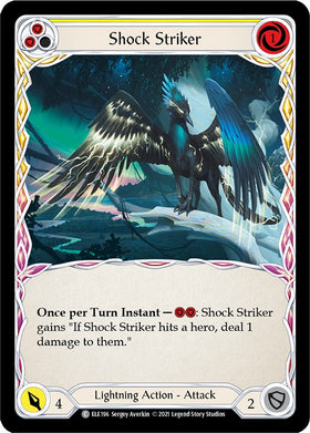 Shock Striker (Yellow) [ELE196] [Tales of Aria] Unlimited Edition Rainbow Foil