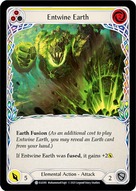 Entwine Earth (Yellow) [ELE095] [Tales of Aria] Unlimited Edition Rainbow Foil