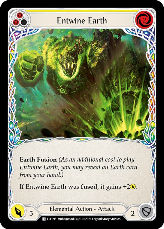 Entwine Earth (Yellow) [ELE095] [Tales of Aria] 1st Edition Normal