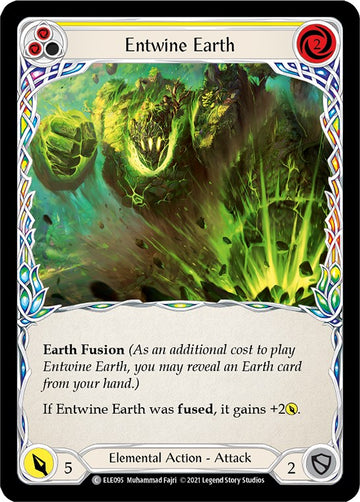 Entwine Earth (Yellow) [ELE095] [Tales of Aria] 1st Edition Rainbow Foil