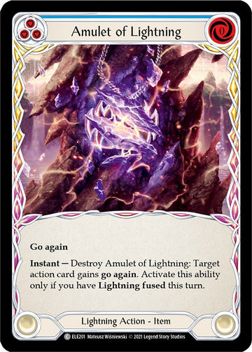 Amulet of Lightning [ELE201] [Tales of Aria] 1st Edition Normal