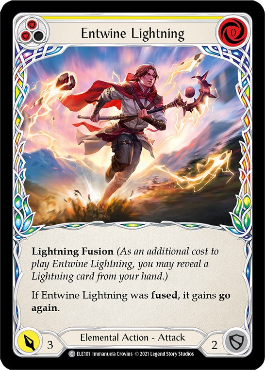 Entwine Lightning (Yellow) [ELE101] [Tales of Aria] Unlimited Edition Normal
