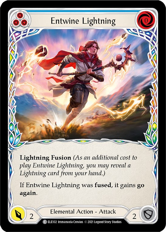 Entwine Lightning (Blue) [ELE102] [Tales of Aria] 1st Edition Normal