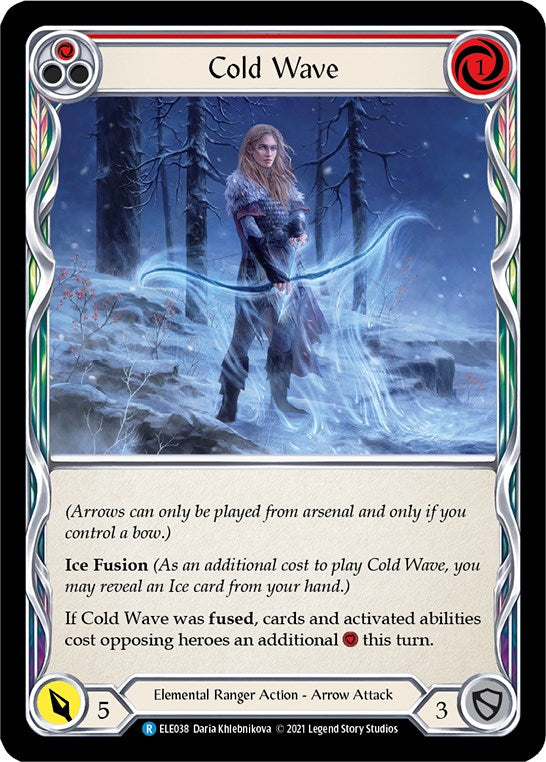 Cold Wave (Red) [ELE038] [Tales of Aria] Unlimited Edition Normal