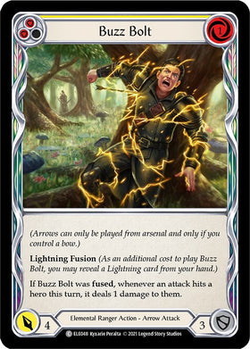 Buzz Bolt (Yellow) [ELE048] [Tales of Aria] Unlimited Edition Rainbow Foil