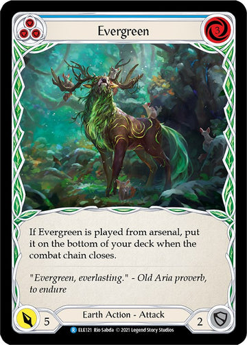 Evergreen (Blue) [ELE121] [Tales of Aria] 1st Edition Normal