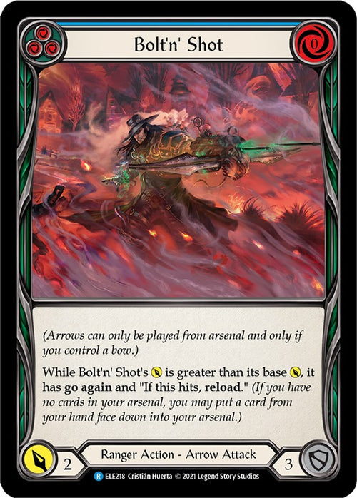 Bolt'n' Shot (Blue) [ELE218] [Tales of Aria] Unlimited Edition Rainbow Foil