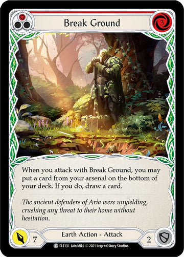 Break Ground (Red) [ELE131] [Tales of Aria] Unlimited Edition Normal